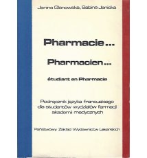 Pharmacie... pharmacien... etudiant en Pharmacie