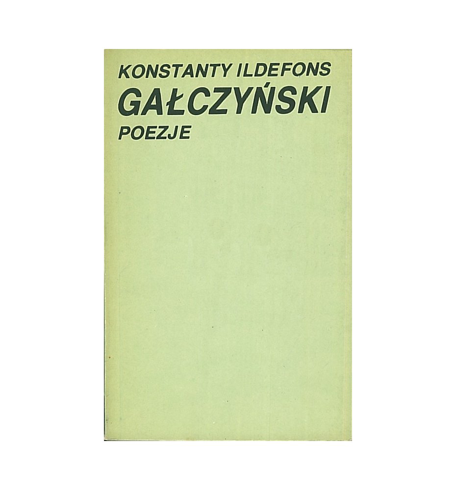 Gałczyński - Poezje