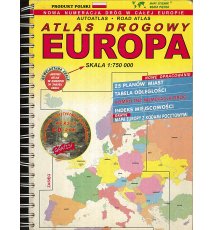 Europa. Atlas drogowy 1:750 000