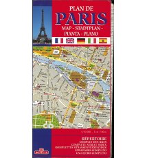 Paryż. Plan miasta 1:10000