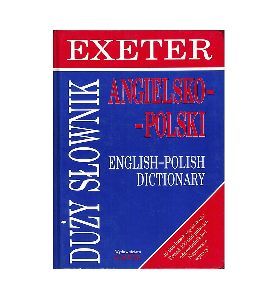 Duży słownik angielsko-polski Exter