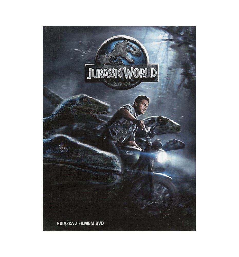 Jurassic World książka z filmem DVD