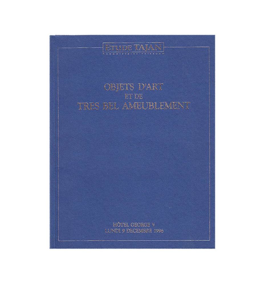Katalog aukcyjny - Objets d' Art et de tres bel Ameublement