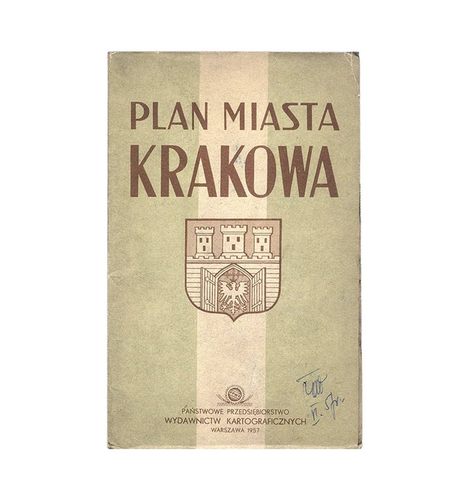 Plan Miasta Krakowa 1957 r. 