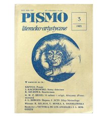 Pismo literacko-artystyczne 3/1985