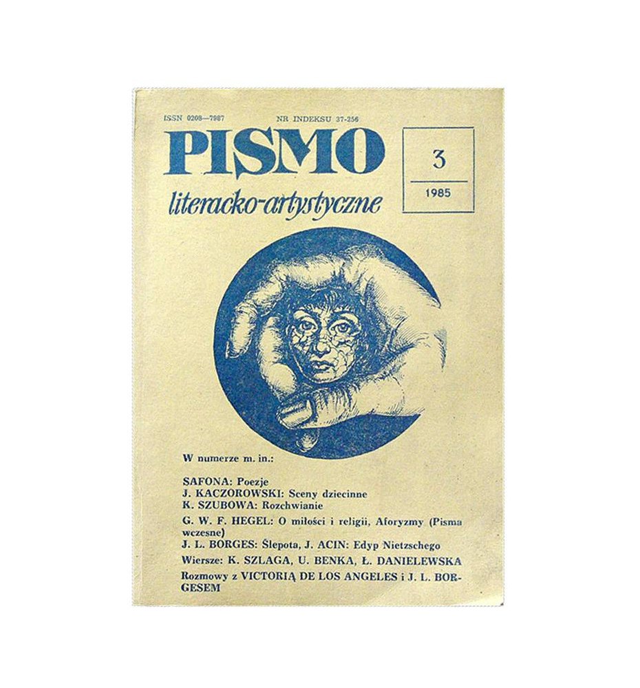 Pismo literacko-artystyczne 3/1985