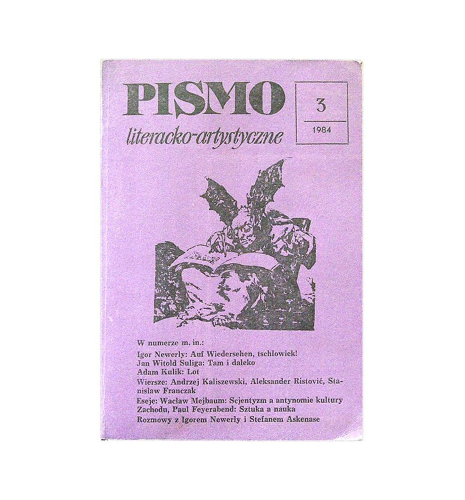 Pismo literacko-artystyczne 3/1984