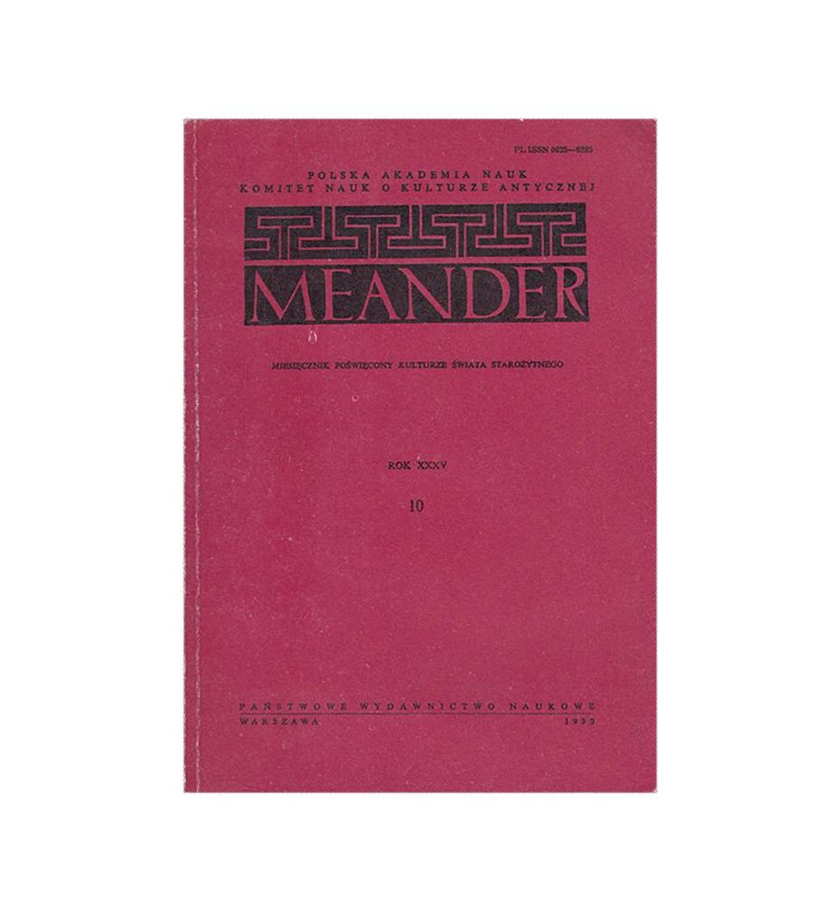 Meander, rok XXXV (1980), nr 10
