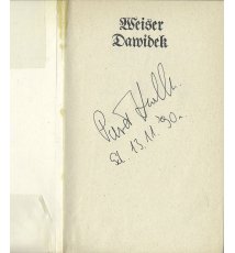 Weiser Dawidek + autograf