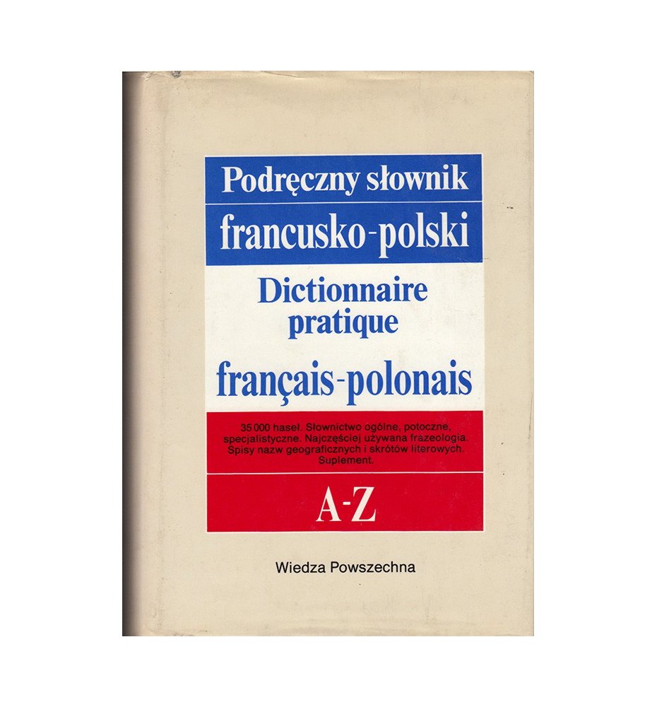 Podręczny słownik francusko-polski z suplementem