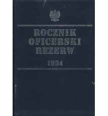 Rocznik oficerski rezerw 1934 + Sprostowania i uzupełnienia