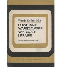 Powstanie Warszawskie w książce i prasie