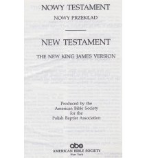 Nowy Testament / New Testament