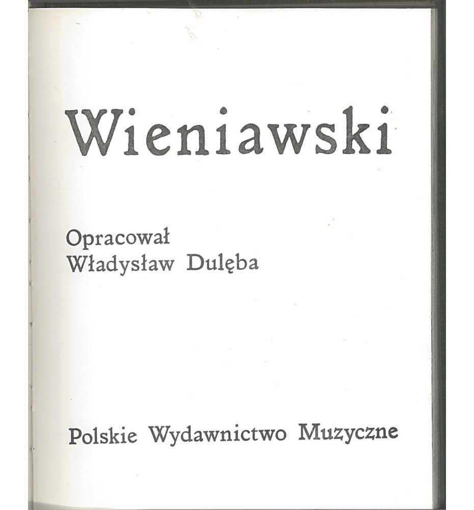 Henryk Wieniawski. Kronika życa