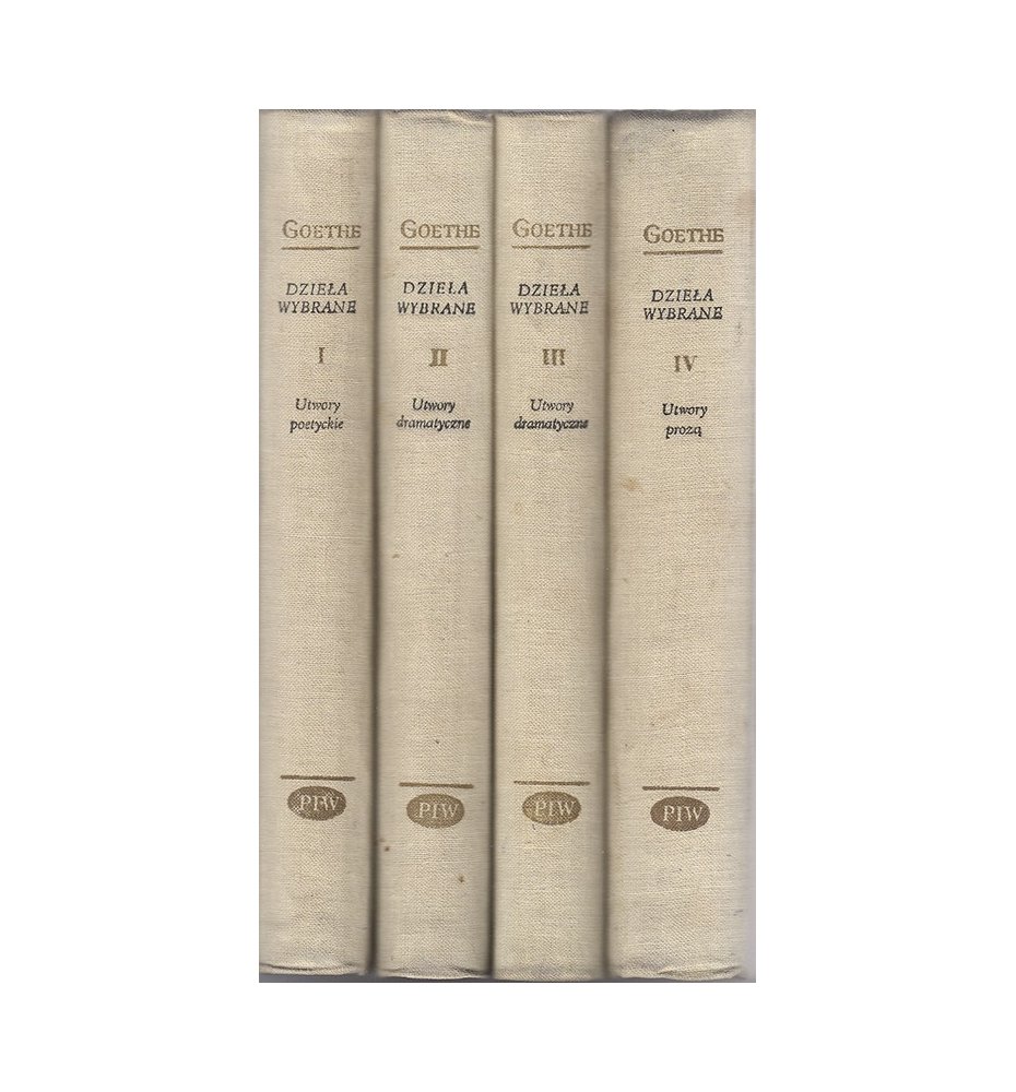Dzieła wybrane (tom 1-4) - Goethe