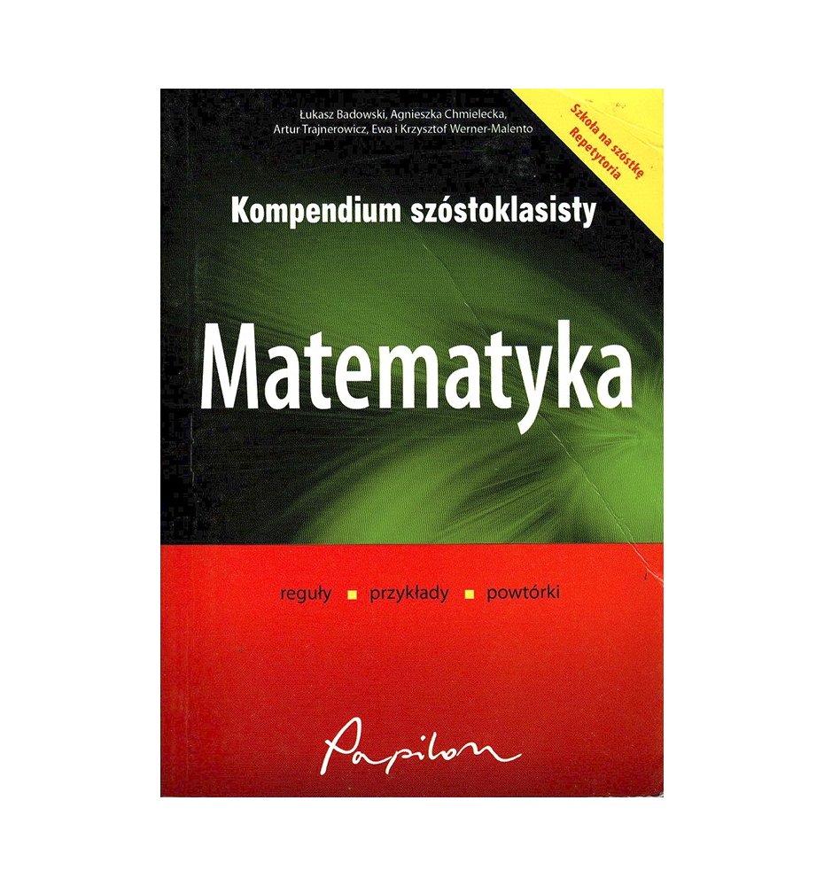 Kompendium szóstoklasisty. Matematyka