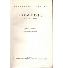 Fredro Aleksander - Pisma Wszystkie, tom 2-6