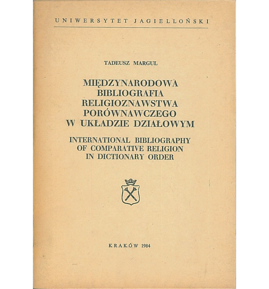 Międzynarodowa bibliografia religioznawstwa porównawczego...